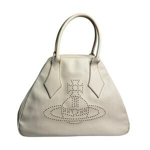 Vivienne Westwood White Leather Handbag